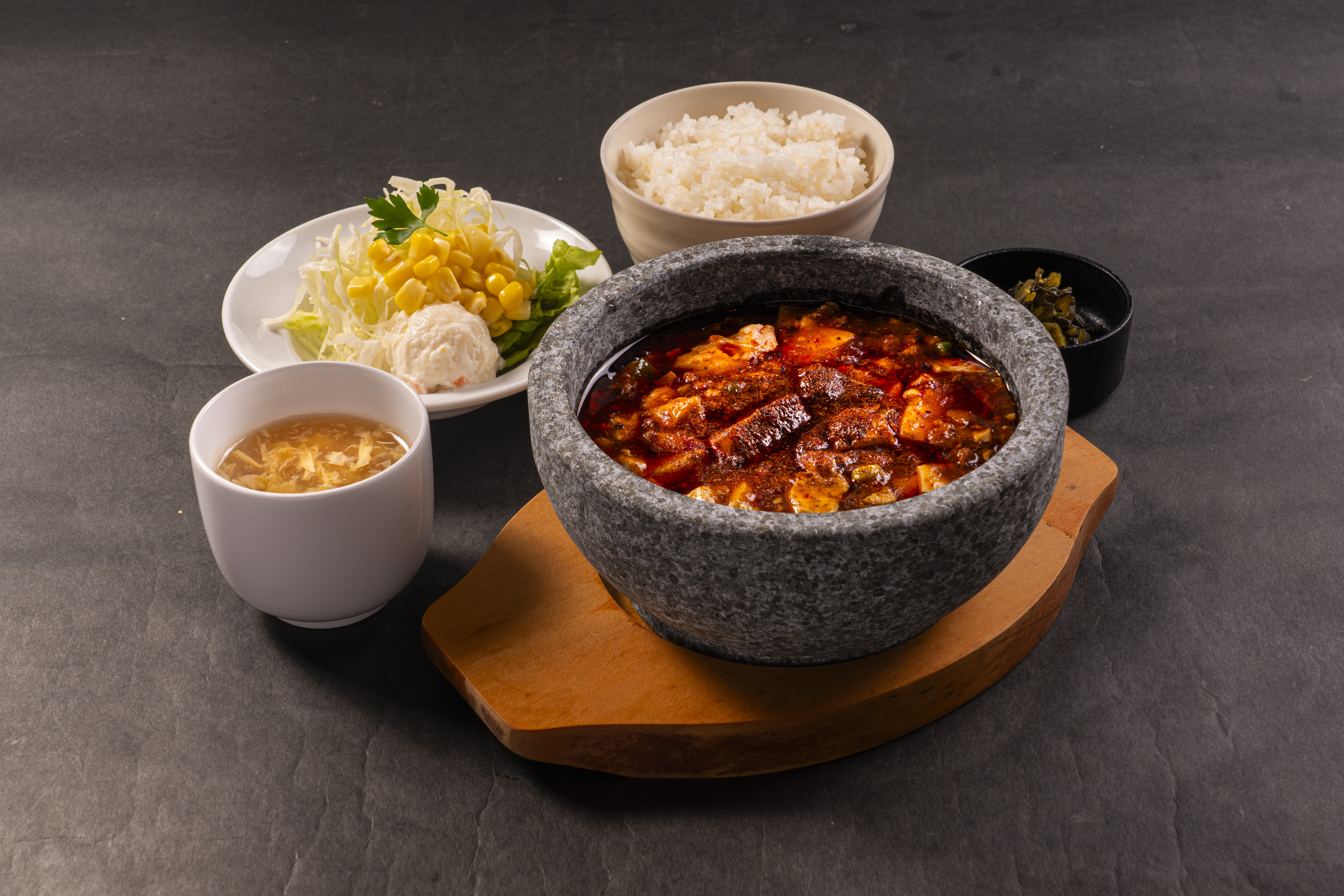 石焼陳麻婆豆腐定食
